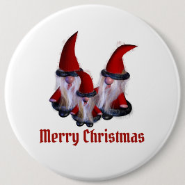 Chapa Redonda De 15 Cm Dwarf family Christmas