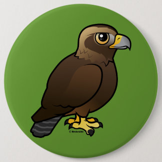 Chapa Redonda De 15 Cm Eagle de oro