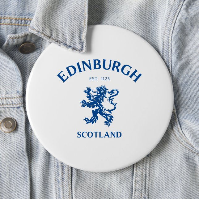 Chapa Redonda De 15 Cm EDINBURGH Scotland (In situ)