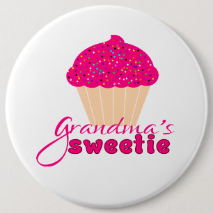 Chapa Redonda De 15 Cm El dulce de la abuela