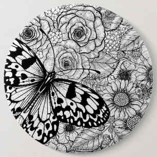 Chapa Redonda De 15 Cm El jardín de cometas de papel