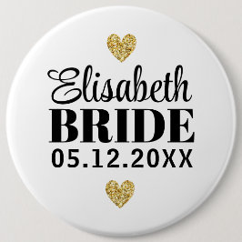 Chapa Redonda De 15 Cm Élégant et Simple Pour Demoiselle D'Honneur