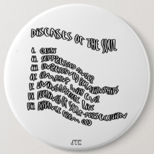 Chapa Redonda De 15 Cm Enfermedades del alma