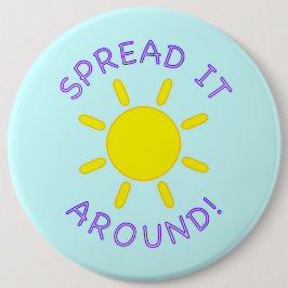 Chapa Redonda De 15 Cm Esparcirlo alrededor de los Cadetes Sunshine Los C
