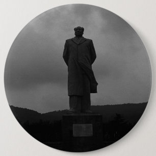 Chapa Redonda De 15 Cm Estatua de Changsha Mao Tse Tung en China