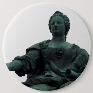 Chapa Redonda De 15 Cm Estatua De María Teresia