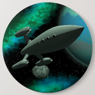 Chapa Redonda De 15 Cm Explorador de Starship (redonda)