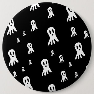 Chapa Redonda De 15 Cm Fantasmagóricos de Halloween oscuro