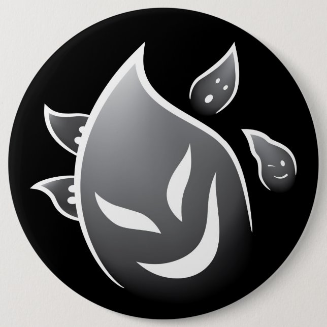 Chapa Redonda De 15 Cm Fantasmas espeluznantes (Anverso)