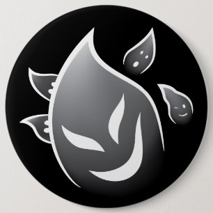 Chapa Redonda De 15 Cm Fantasmas espeluznantes