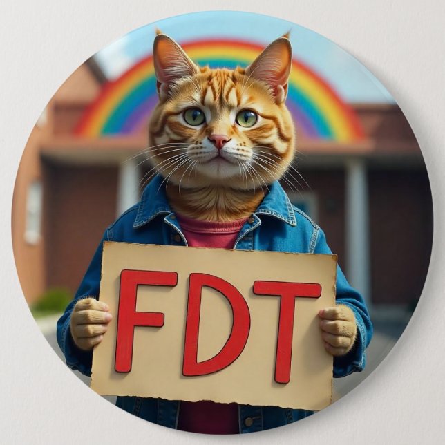 Chapa Redonda De 15 Cm FDT si sabes que lo sabes (Anverso)