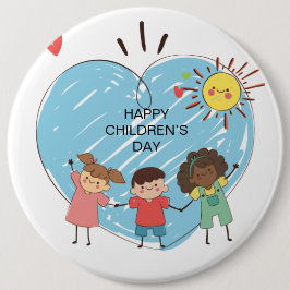 Chapa Redonda De 15 Cm Feliz Día del Niño