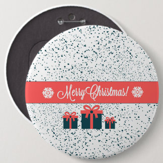 Chapa Redonda De 15 Cm Feliz Navidad