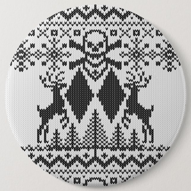 Chapa Redonda De 15 Cm Feo extremo de la bandera pirata doble de los (Anverso)