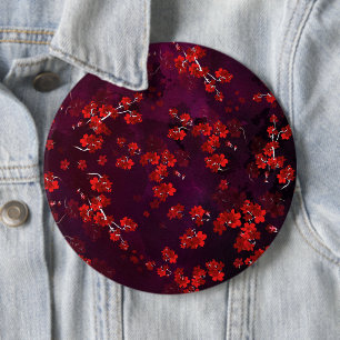 Chapa Redonda De 15 Cm Flor de cerezo 3