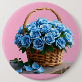 Chapa Redonda De 15 Cm Flores