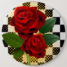 Chapa Redonda De 15 Cm flores