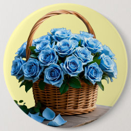 Chapa Redonda De 15 Cm Flores