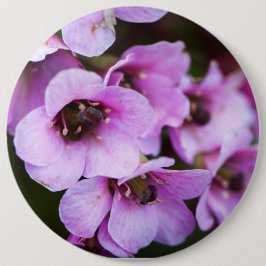 Chapa Redonda De 15 Cm Flores violetas