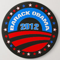Fondo negro del logotipo de Barack Obama 2012
