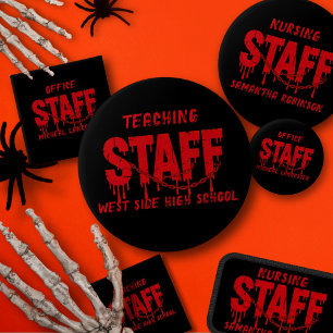Chapa Redonda De 15 Cm Funny Halloween Horror disfraz Fiesta de personal