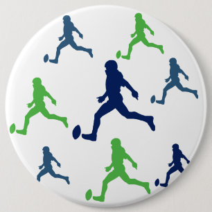 CHAPA REDONDA DE 15 CM FÚTBOL AMERICANO