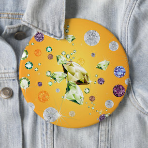 Chapa Redonda De 15 Cm Galaxia Diamond 7