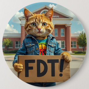 Chapa Redonda De 15 Cm Gato de Guay dice que el FDT es político