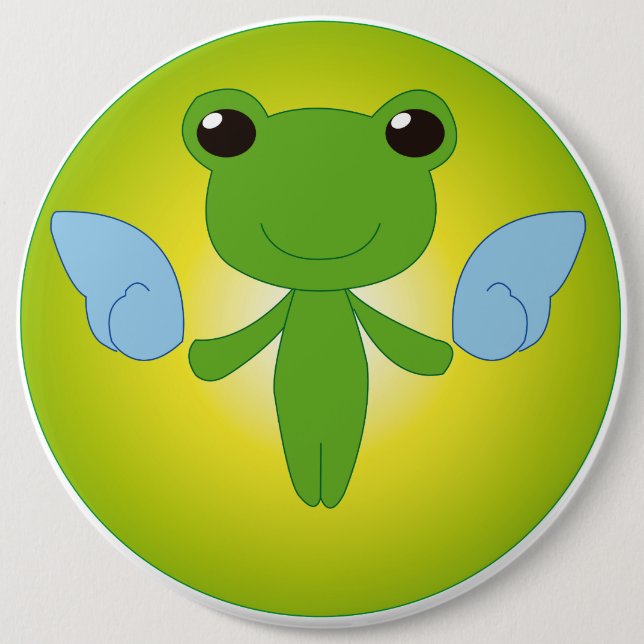 Chapa Redonda De 15 Cm Gekota Alado (Anverso)