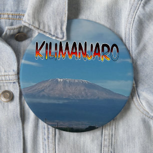 Chapa Redonda De 15 Cm Genial Montaña Kilimanjaro Popular Andable Escalab
