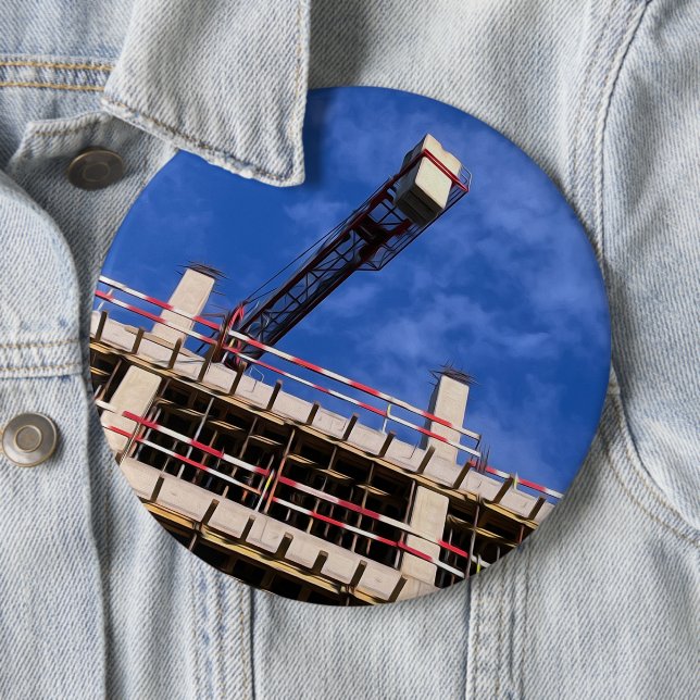 Chapa Redonda De 15 Cm Geometría en el aire (In situ)