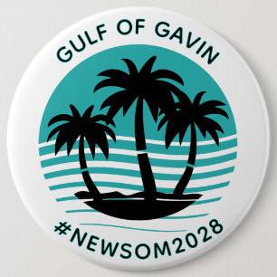 Chapa Redonda De 15 Cm Golfo de Gavin Humor político divertido grande