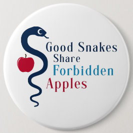 Chapa Redonda De 15 Cm Good Snakes Share Forbidden Apples
