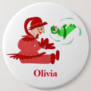 Chapa Redonda De 15 Cm Graciosas figuras de juego de madera, niños person