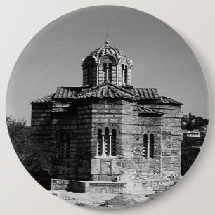 Chapa Redonda De 15 Cm Grecia antigua Atenas Iglesia de los Santos Apósto