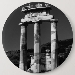 Chapa Redonda De 15 Cm Grecia antigua Atenas templo Tholos Santuario