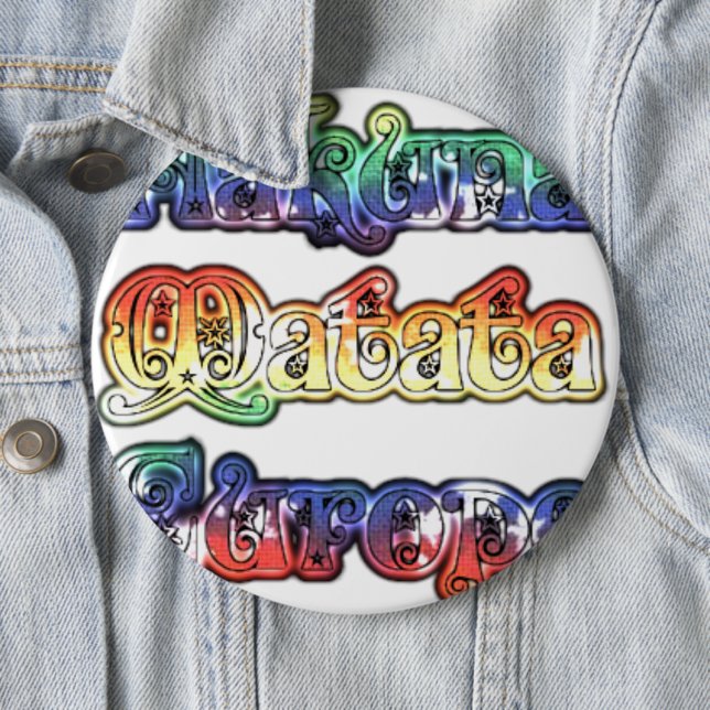 Chapa Redonda De 15 Cm Halloween Hakuna Matata Europe.png (In situ)