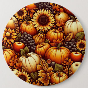 Chapa Redonda De 15 Cm Halloween/otoño/otoño/otoño/calabaza