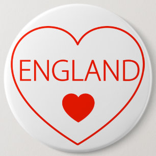 Chapa Redonda De 15 Cm Happy Heart England