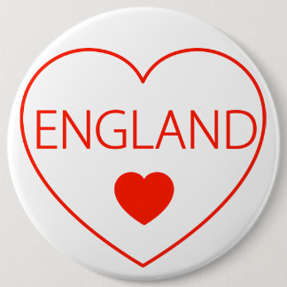 Chapa Redonda De 15 Cm Happy Heart England