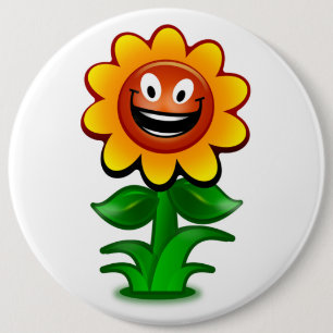 CHAPA REDONDA DE 15 CM HAPPY SUNFLOWER