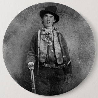 Chapa Redonda De 15 Cm Henry McCarty, Billy, el chico forajido del viejo