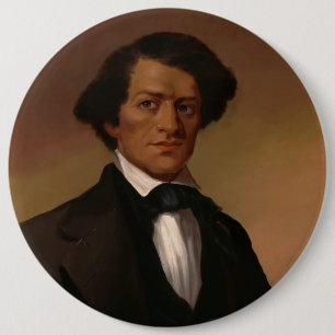 Chapa Redonda De 15 Cm Historia Negra: Derechos Civiles de Fred Douglass
