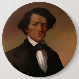 Chapa Redonda De 15 Cm Historia Negra: Derechos Civiles de Fred Douglass
