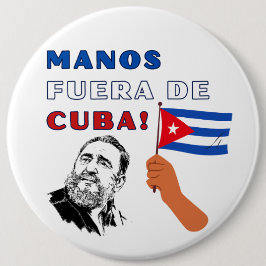Chapa Redonda De 15 Cm Hombres Fuera De Cuba