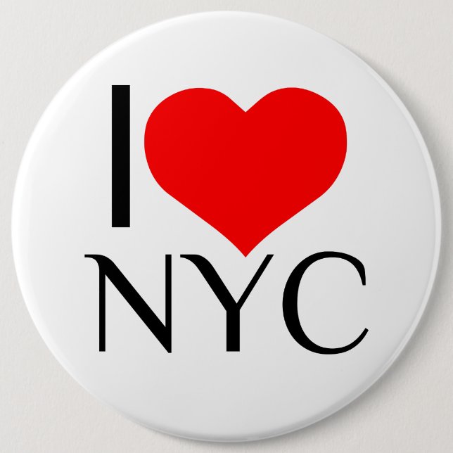 CHAPA REDONDA DE 15 CM I HEART NYC (Anverso)