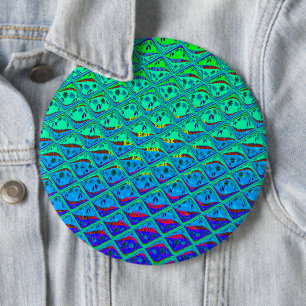 Chapa Redonda De 15 Cm Impresión de arte con motivo de sirena azul italia