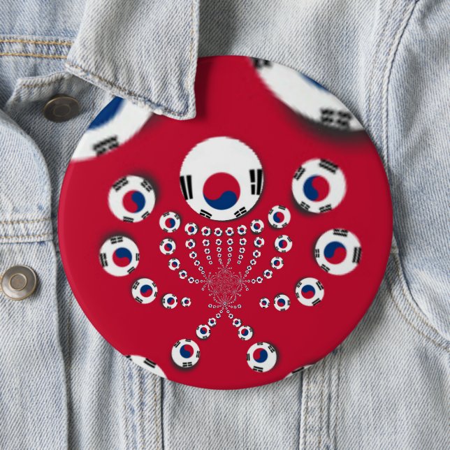 Chapa Redonda De 15 Cm Impresión de arte Kaleidoscope de la bandera de Co (In situ)