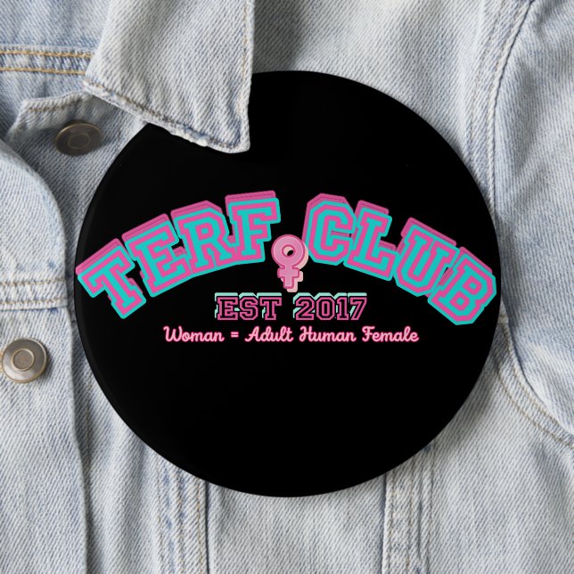 Chapa Redonda De 15 Cm insignia del club TERF (In situ)