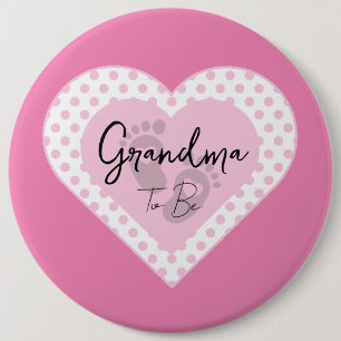 Chapa Redonda De 15 Cm Invitación de bebé personalizada rosa